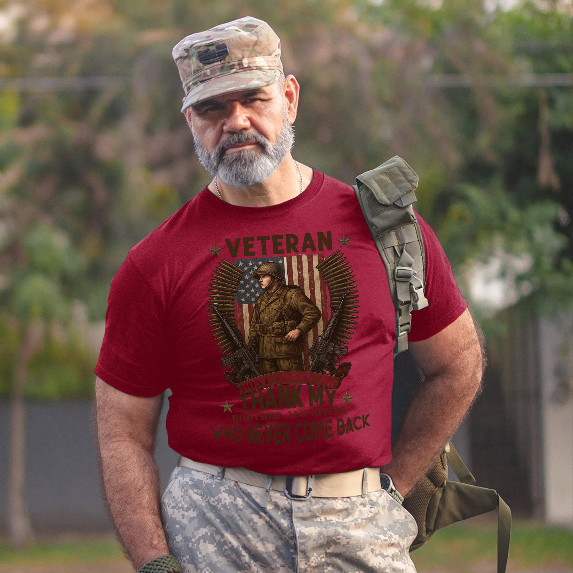 Don't Thank Me Thank My Brother and Sister Who Never Came Back Honoring the Fallen with Pride T-Shirt