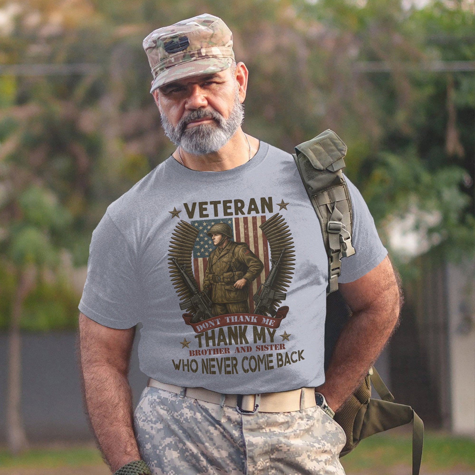 Don't Thank Me Thank My Brother and Sister Who Never Came Back Honoring the Fallen with Pride T-Shirt