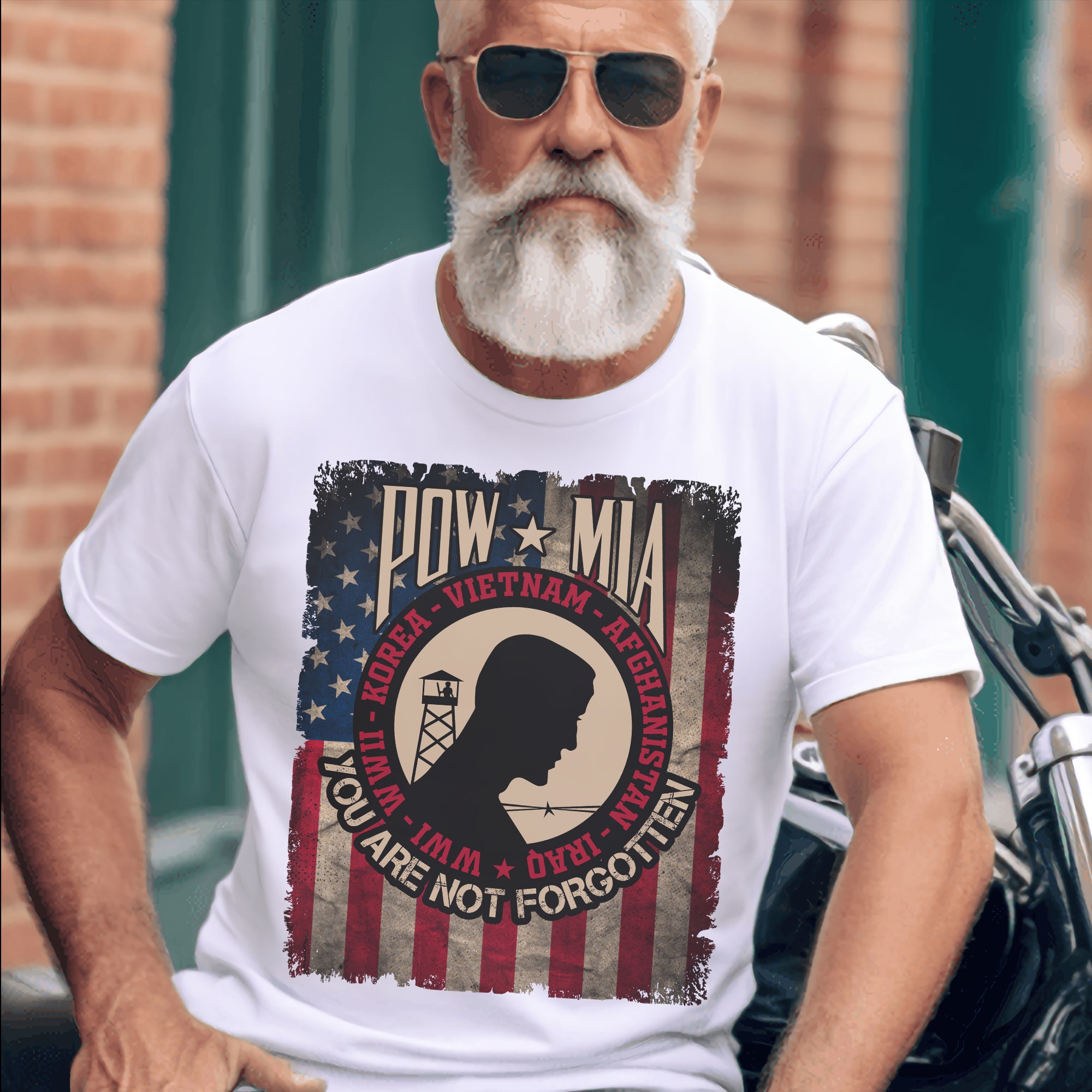 You Are Not Forgotten Honoring US Military Veteran Service and Sacrifice T-Shirt