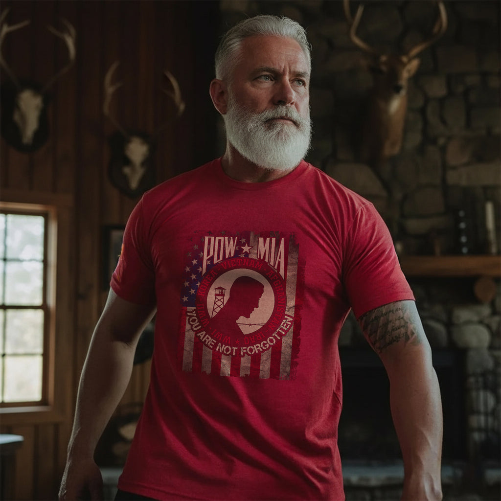You Are Not Forgotten Honoring US Military T-Shirt