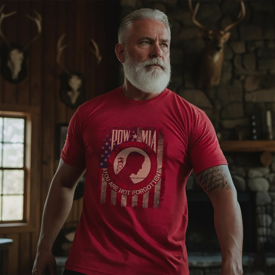 You Are Not Forgotten Honoring US Military T-Shirt