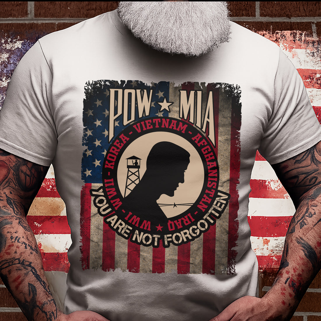 You Are Not Forgotten Honoring US Military Veteran Service and Sacrifice T-Shirt