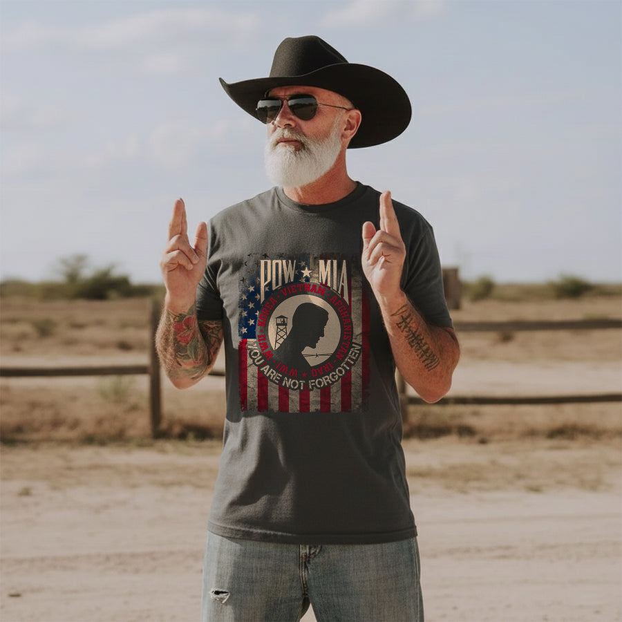 You Are Not Forgotten Honoring US Military T-Shirt