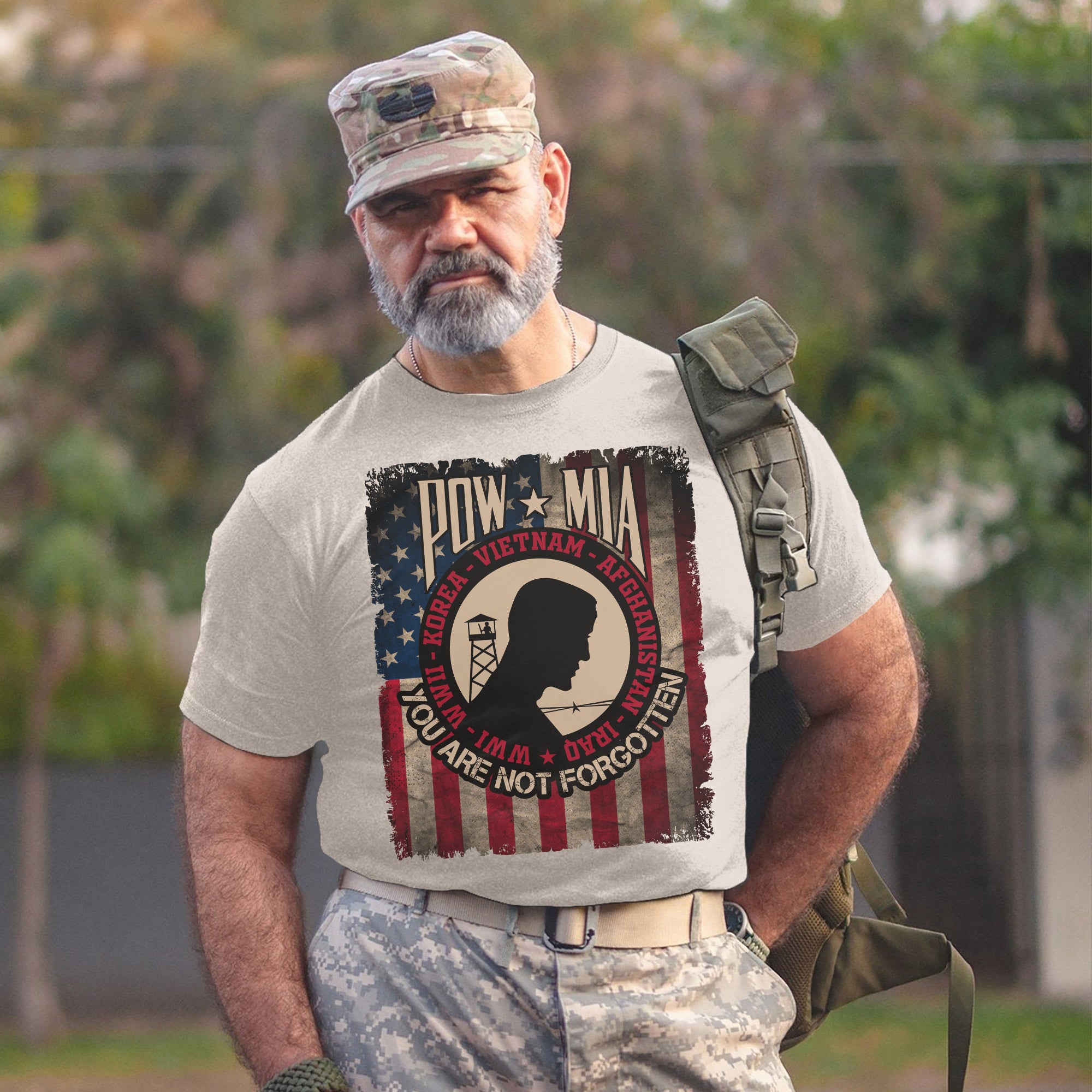 You Are Not Forgotten Honoring US Military Veteran Service and Sacrifice T-Shirt