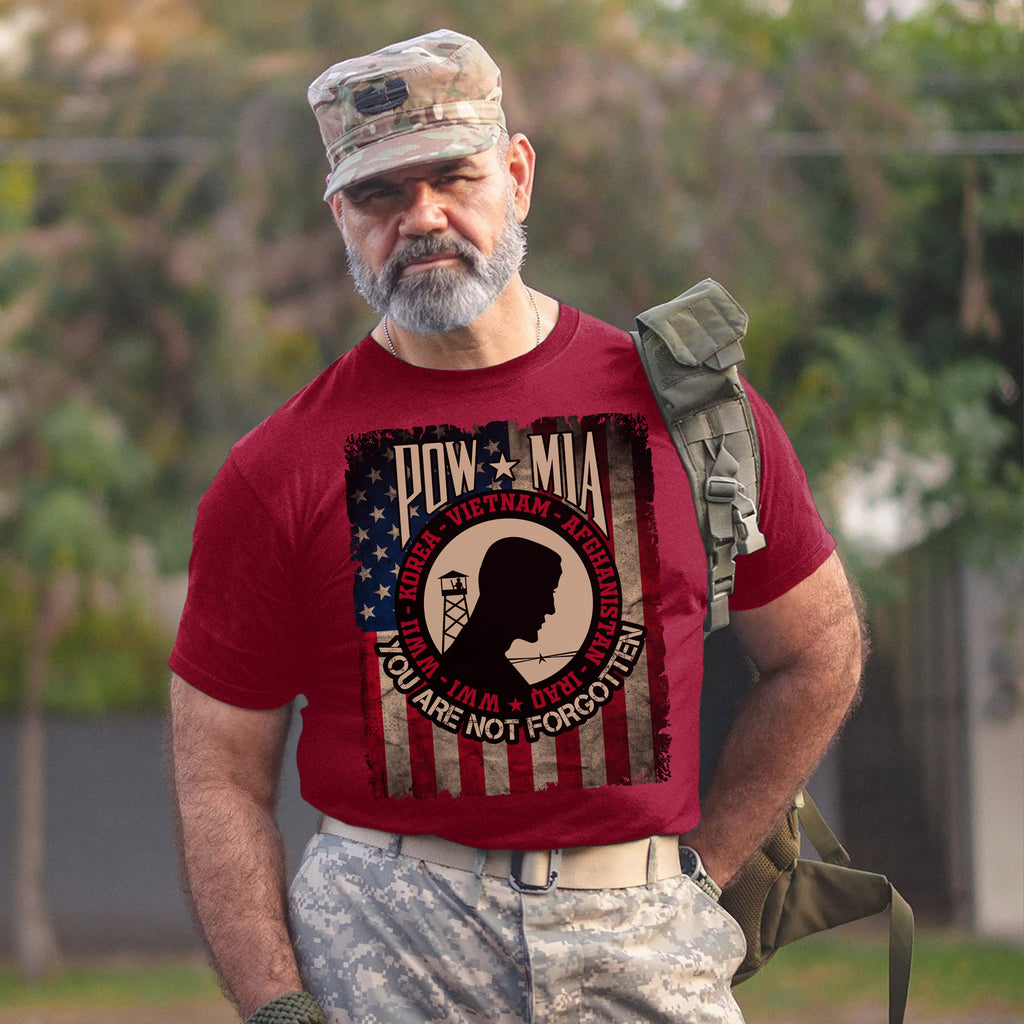 You Are Not Forgotten Honoring US Military T-Shirt