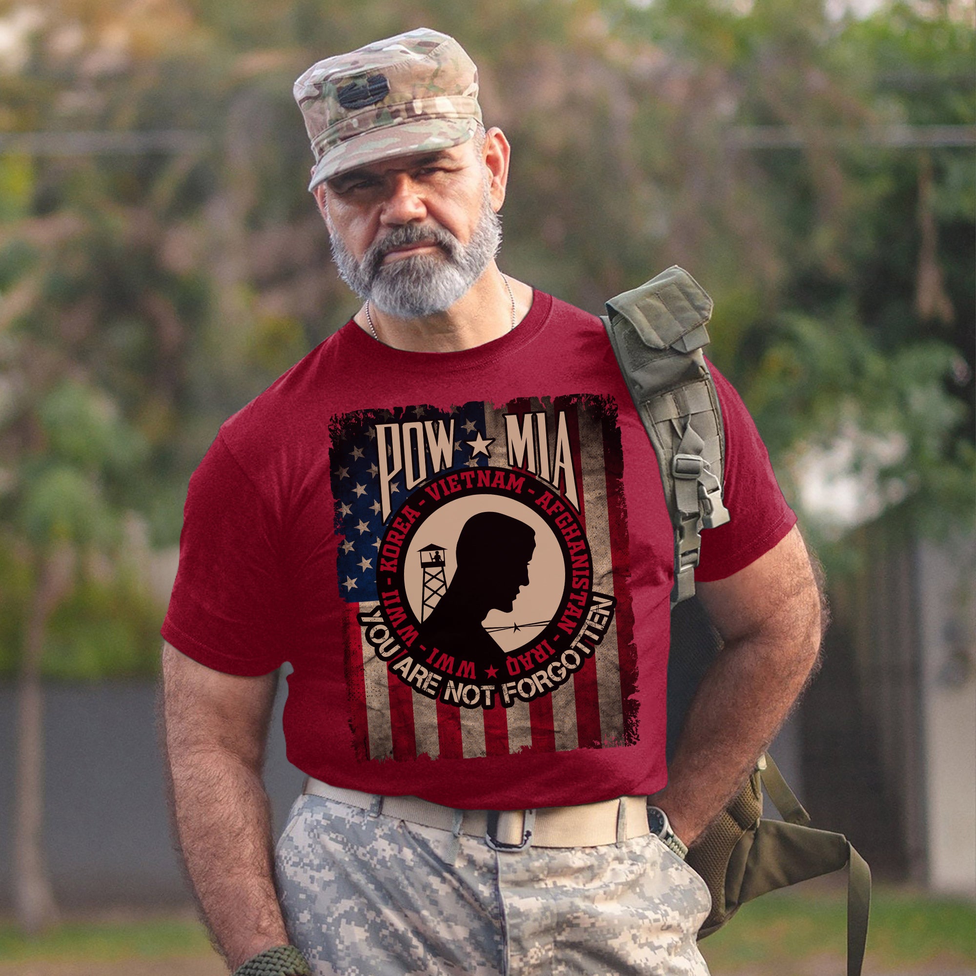 You Are Not Forgotten Honoring US Military Veteran Service and Sacrifice T-Shirt
