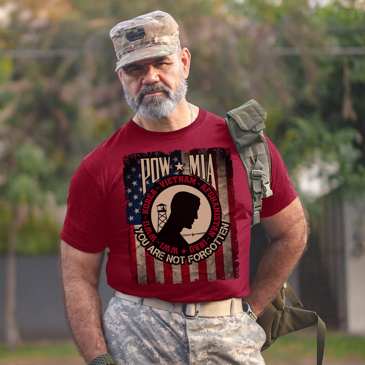 You Are Not Forgotten Honoring US Military T-Shirt