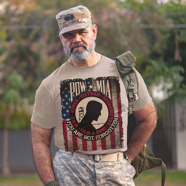 You Are Not Forgotten Honoring US Military T-Shirt