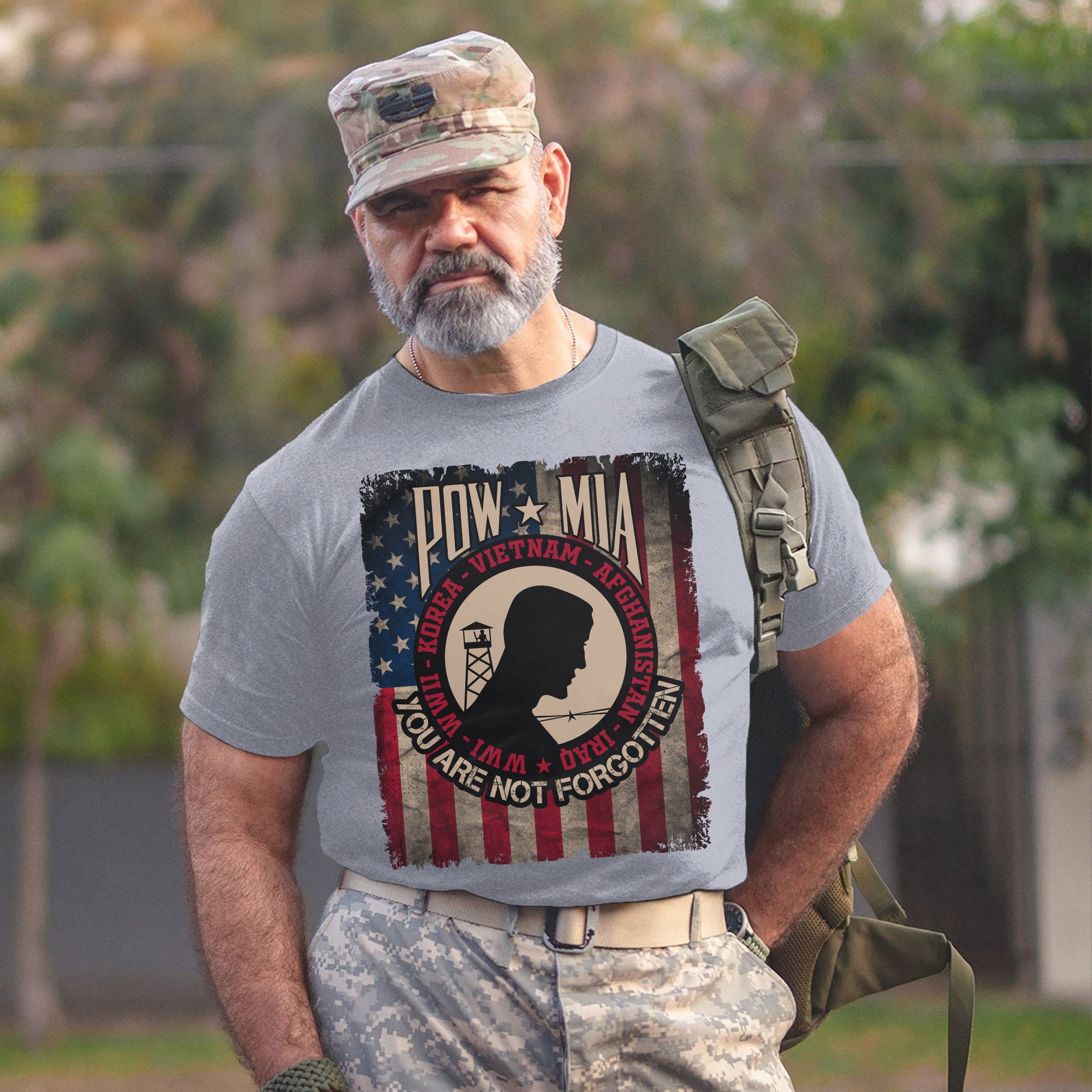 You Are Not Forgotten Honoring US Military Veteran Service and Sacrifice T-Shirt