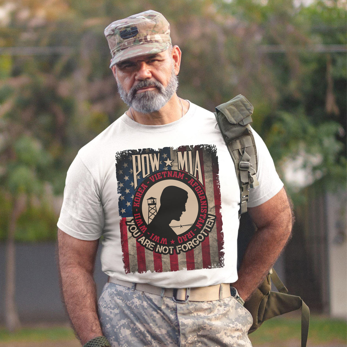 You Are Not Forgotten Honoring US Military T-Shirt