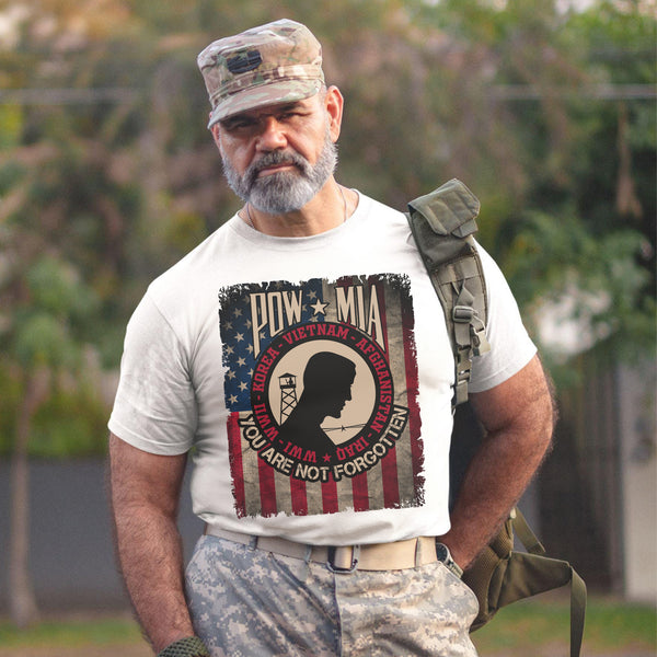 You Are Not Forgotten Honoring US Military T-Shirt