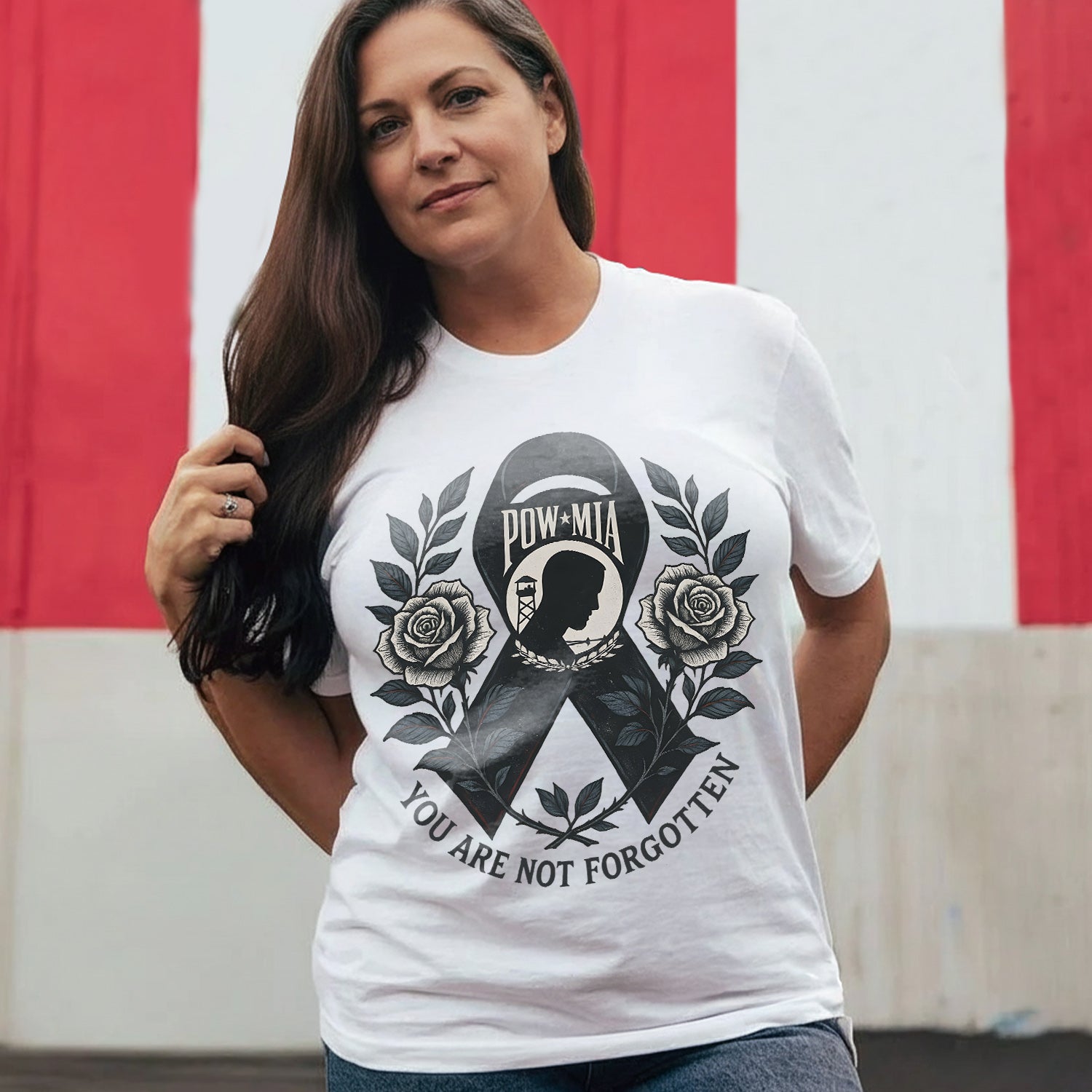You Are Not Forgotten POW MIA Honoring US T-Shirt