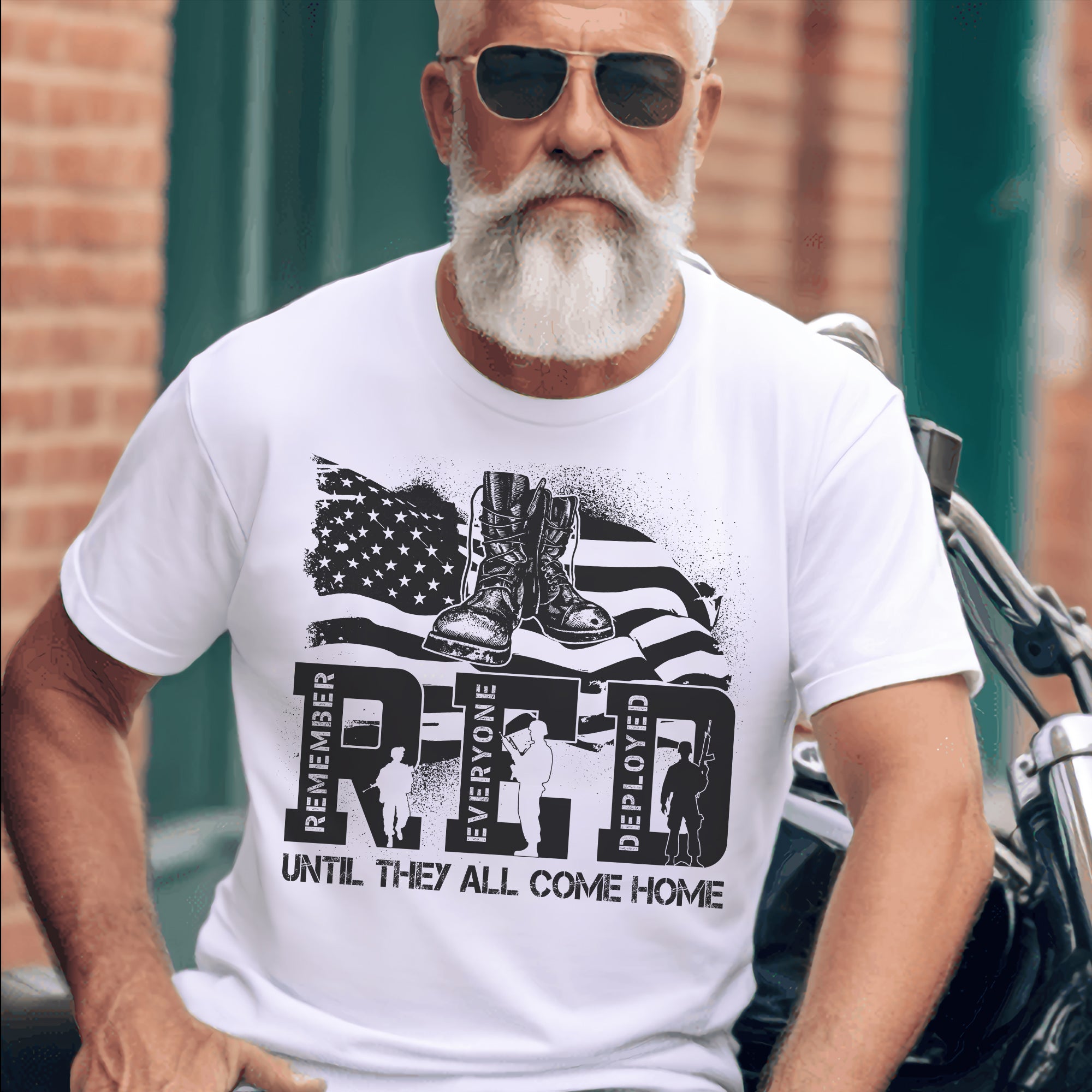Red Friday Remember Everyone Deployed Until They All Come Home US Military Veteran Support T-Shirt