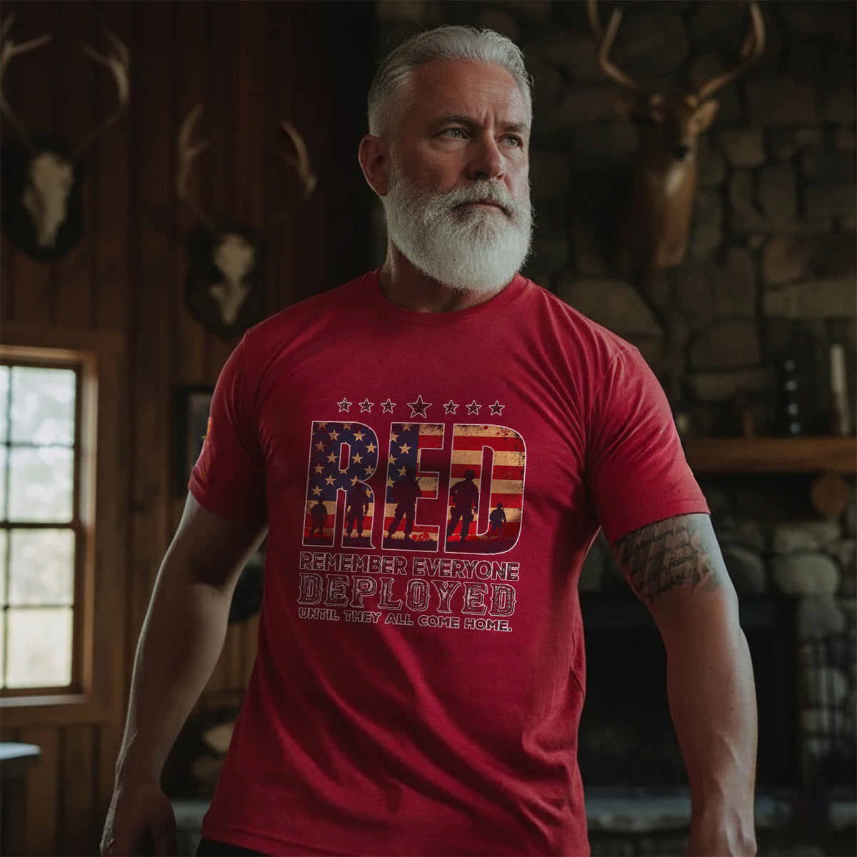 Red Friday Remember Everyone Deployed Until They All Come Home T-Shirt