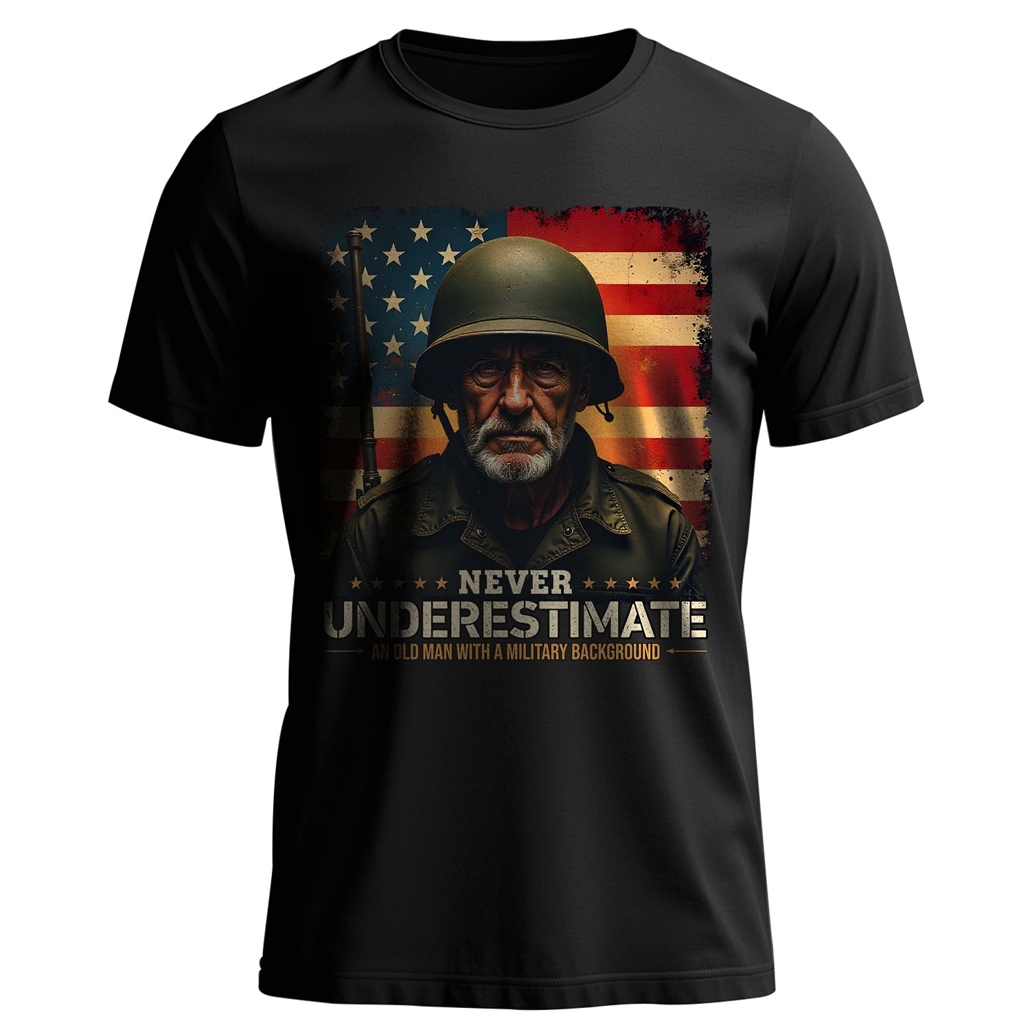 Never Underestimate an Old Man with a T-Shirt