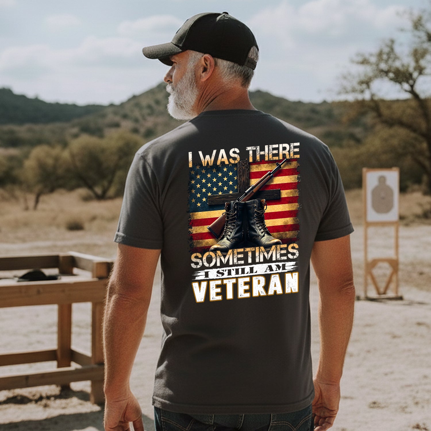 I Was There Sometimes I Still Am Veteran T-Shirt