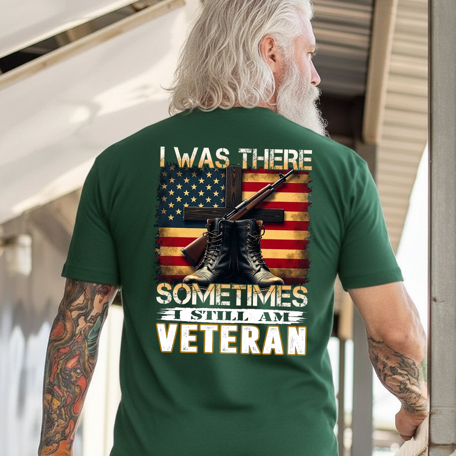 I Was There Sometimes I Still Am Veteran T-Shirt