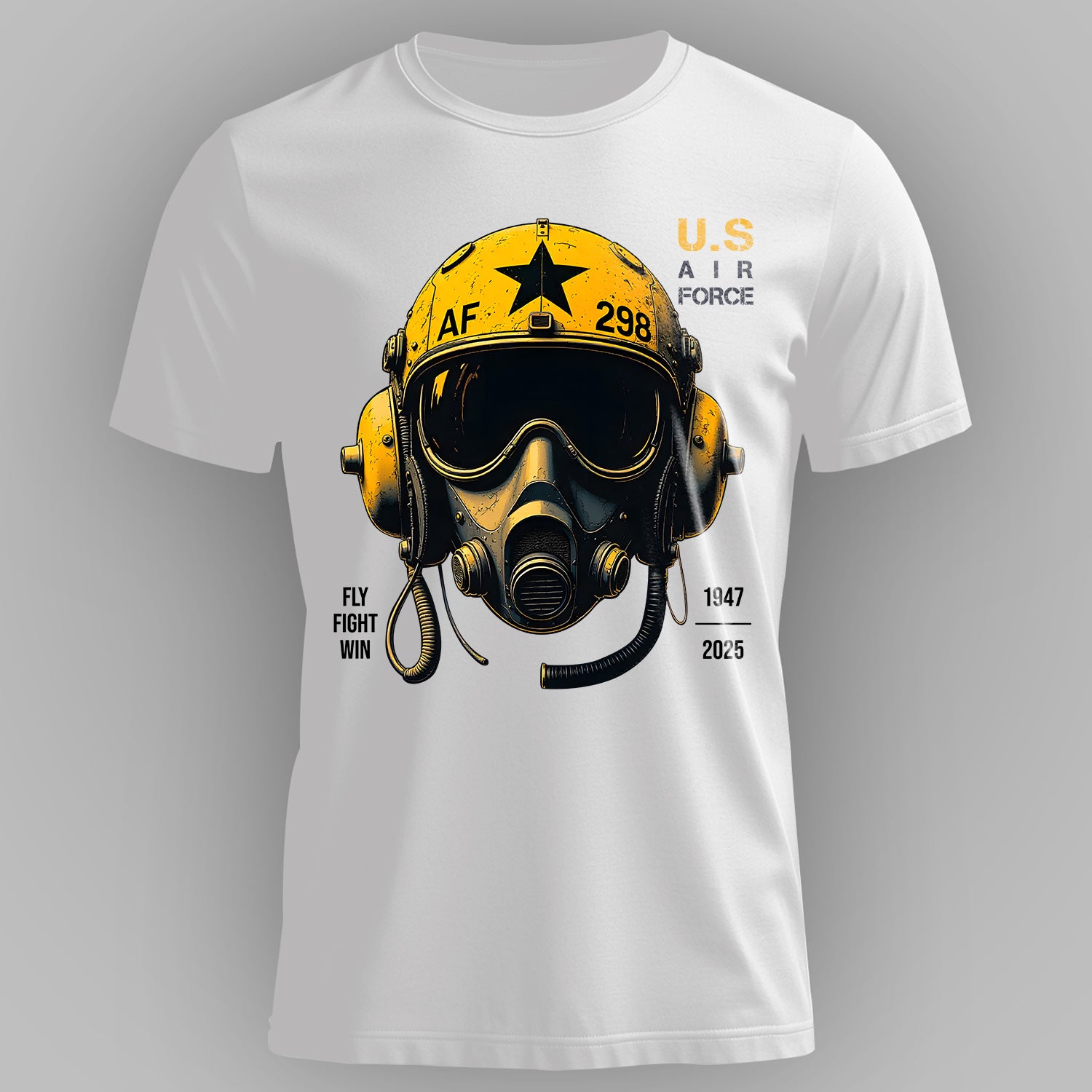 U.S. Air Force Fly Fight Win Bold Tribute T-Shirt