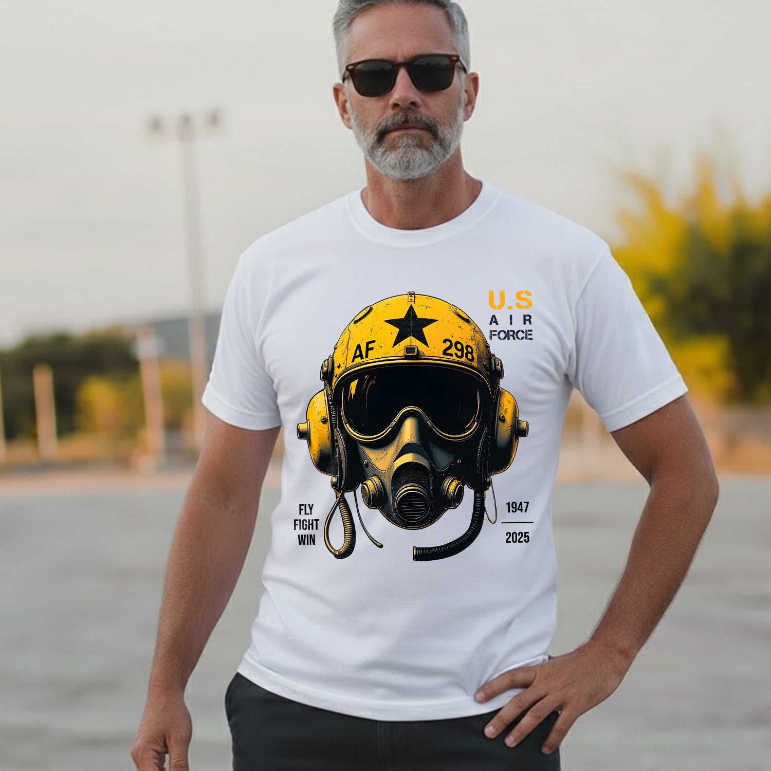 U.S. Air Force Fly Fight Win Bold Tribute T-Shirt