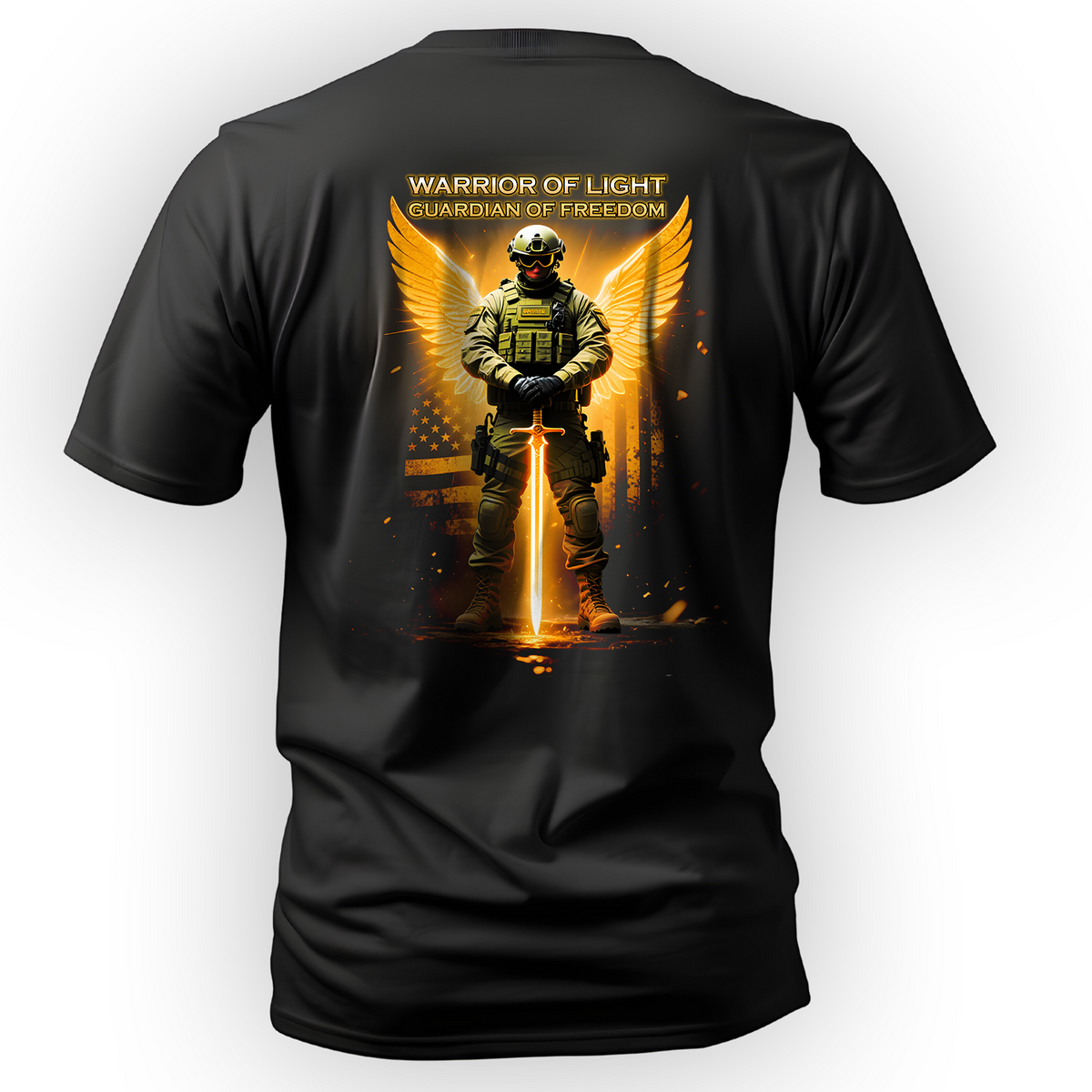 Warrior of Light Guardian of Freedom Proud T-Shirt Main image