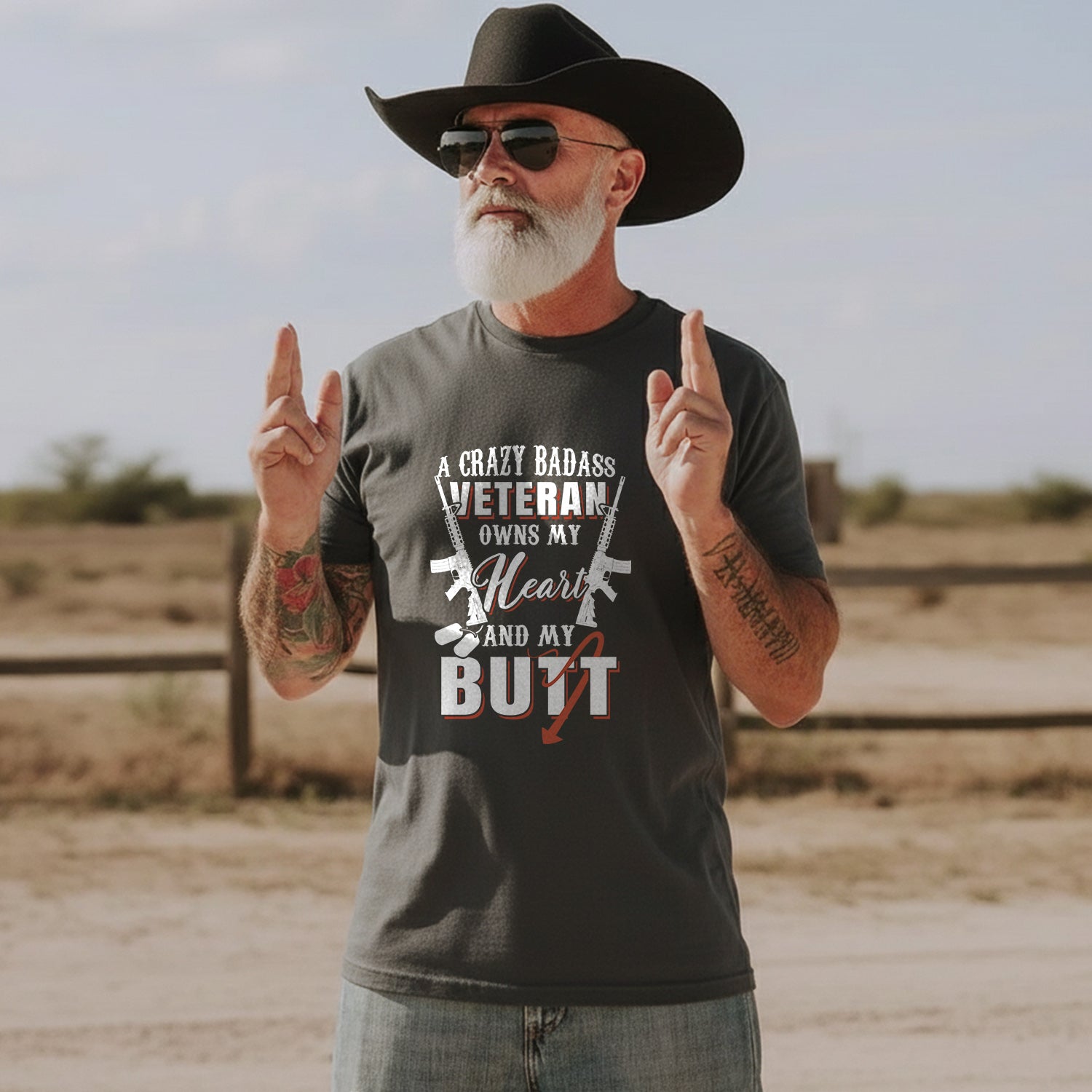 A Crazy Badass Veteran Owns My Heart and T-Shirt