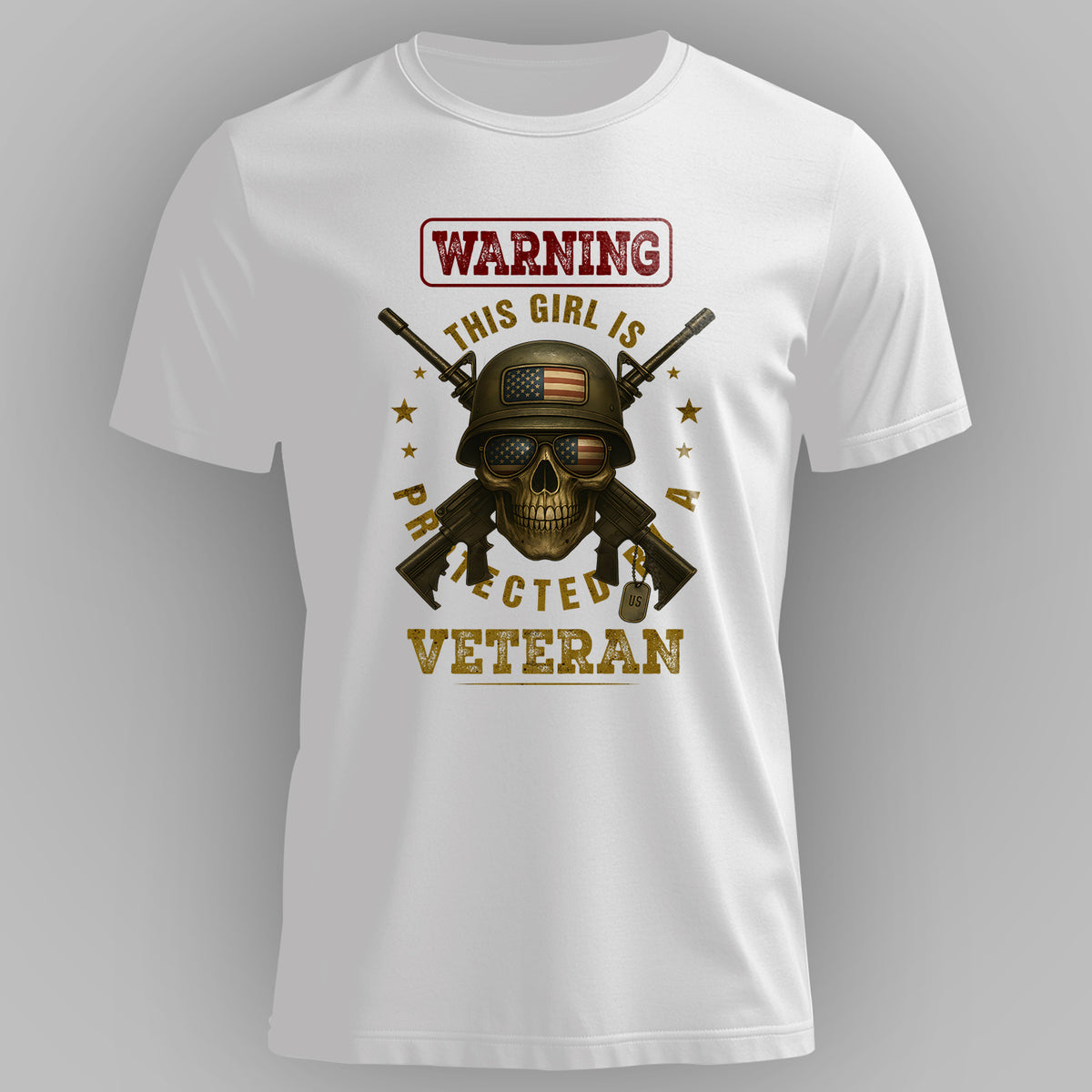 Warning This Girl Is Protected by a T-Shirt Main image