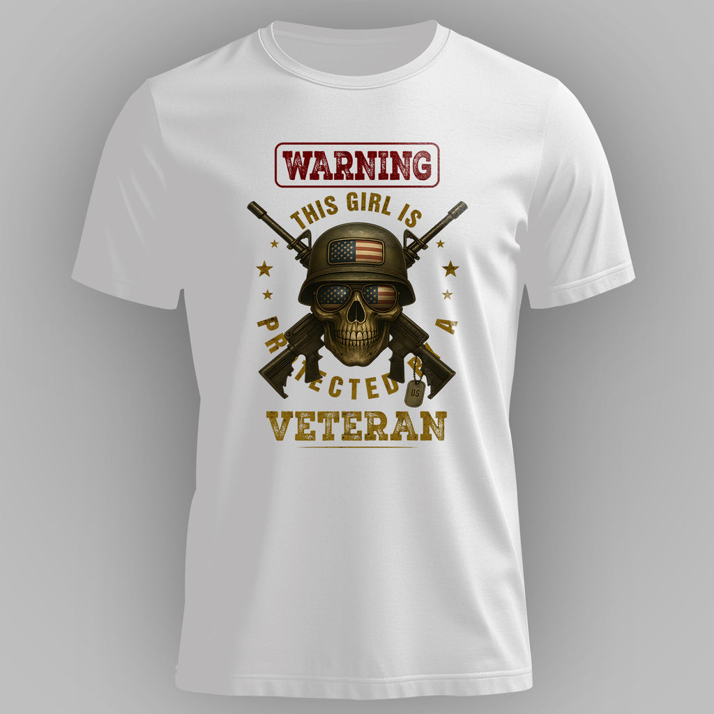 Warning This Girl Is Protected by a T-Shirt