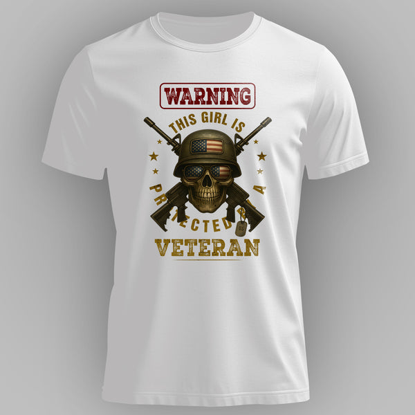 Warning This Girl Is Protected by a T-Shirt
