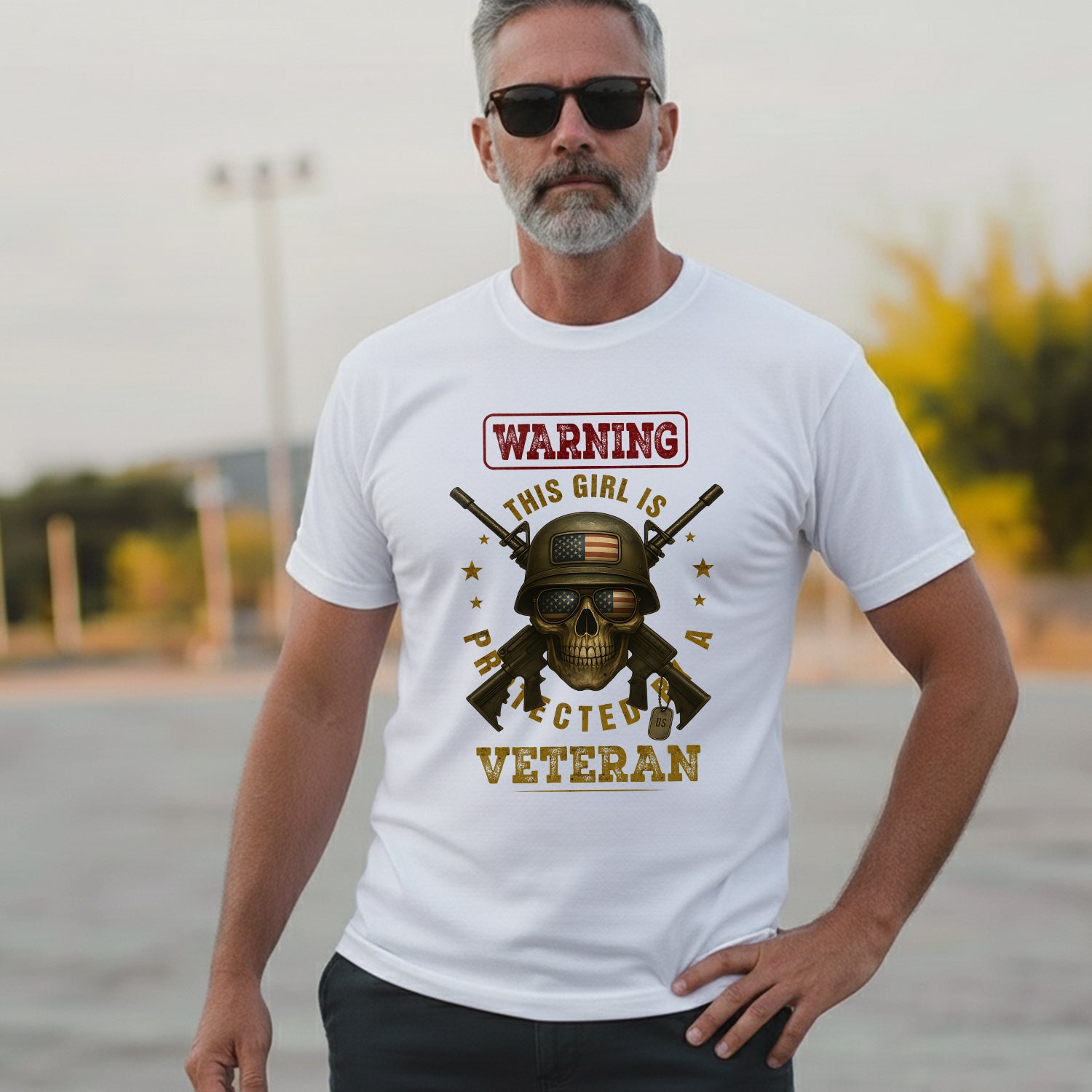 Warning This Girl Is Protected by a T-Shirt