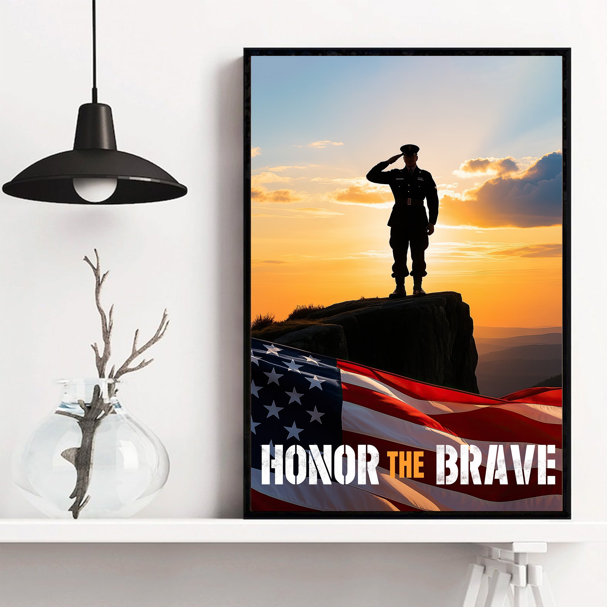 Proud US Military Veteran Service Poster