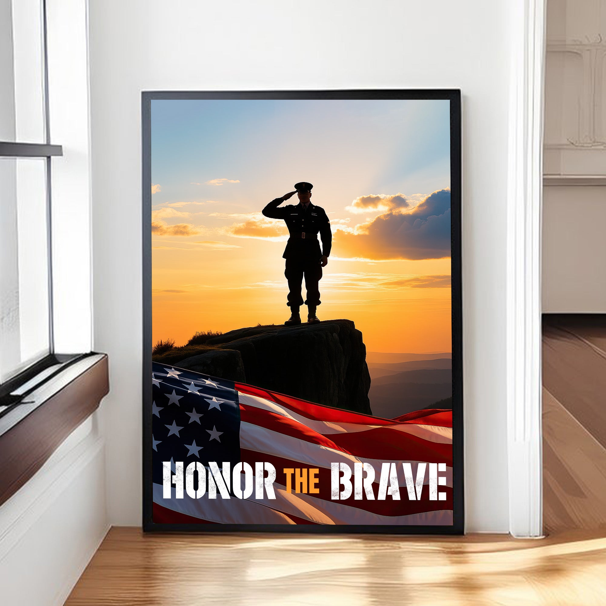 Proud US Military Veteran Service Poster