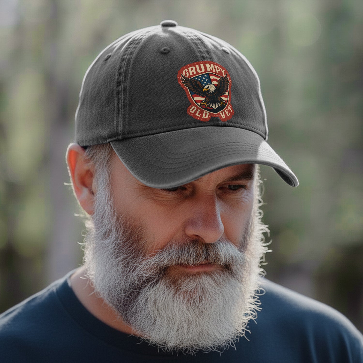 Proud Veteran Humor Baseball Cap