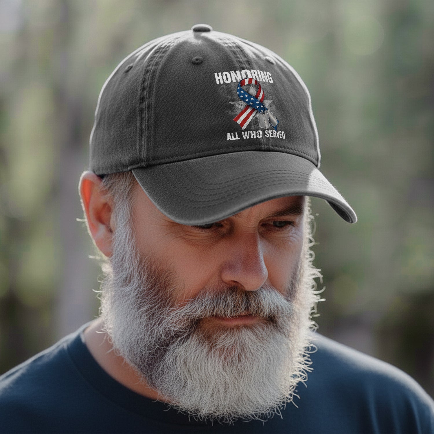 Proud Veteran Service Baseball Cap