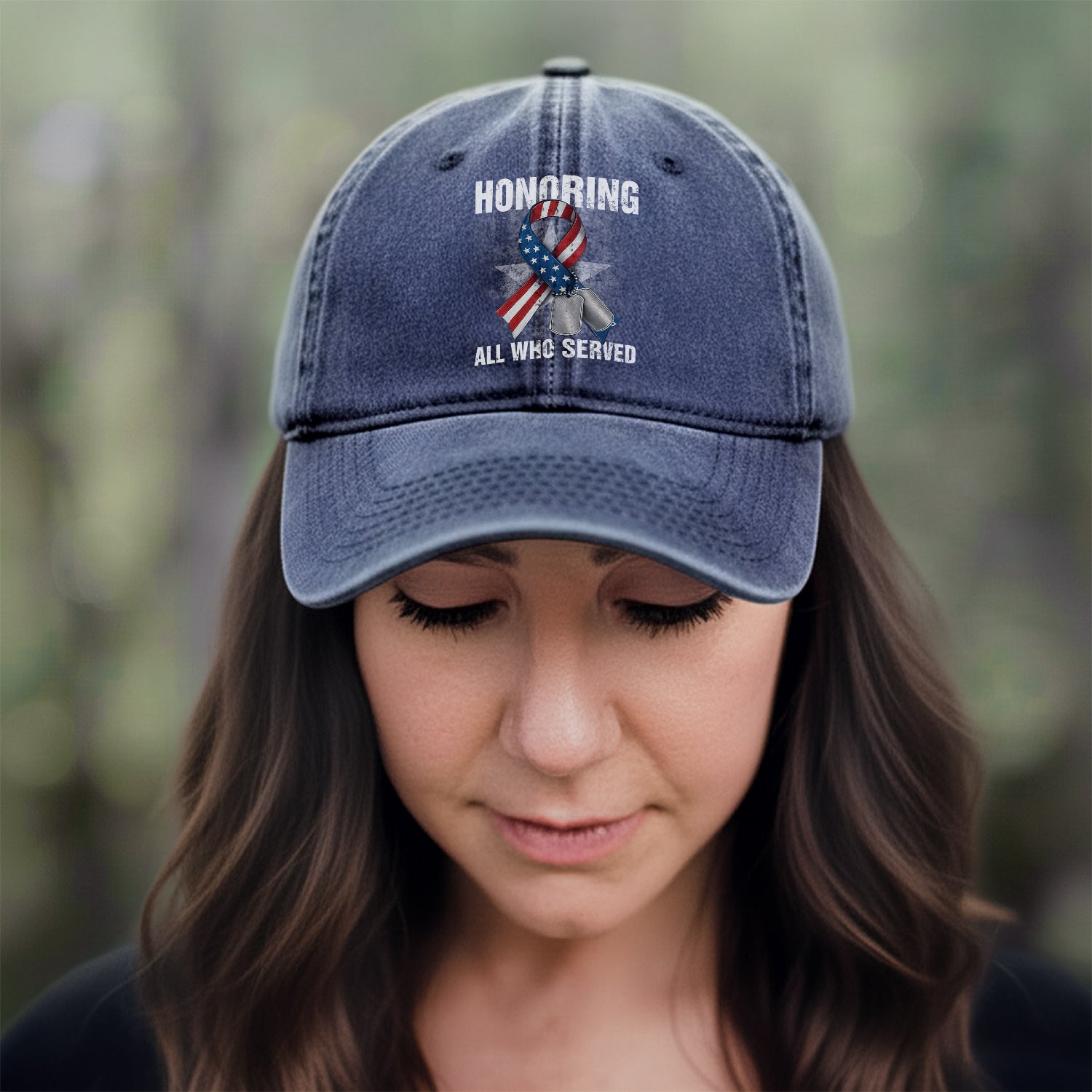 Proud Veteran Service Baseball Cap