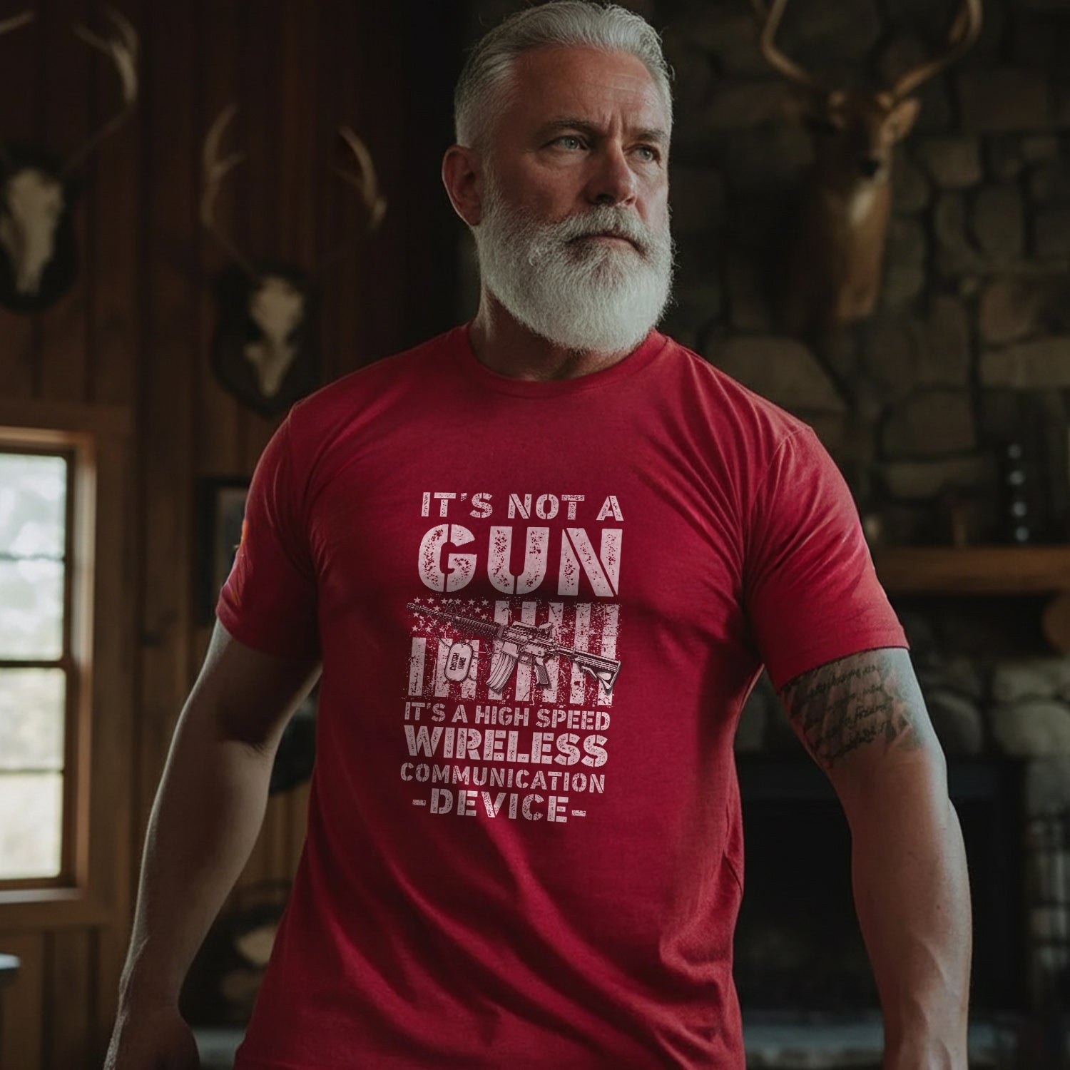 It’s Not a Gun It’s a Wireless Device T-Shirt Secondary image