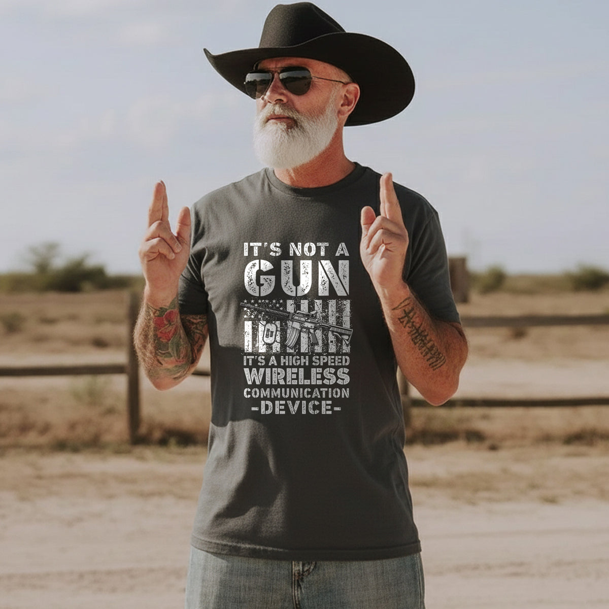It’s Not a Gun It’s a Wireless Device T-Shirt