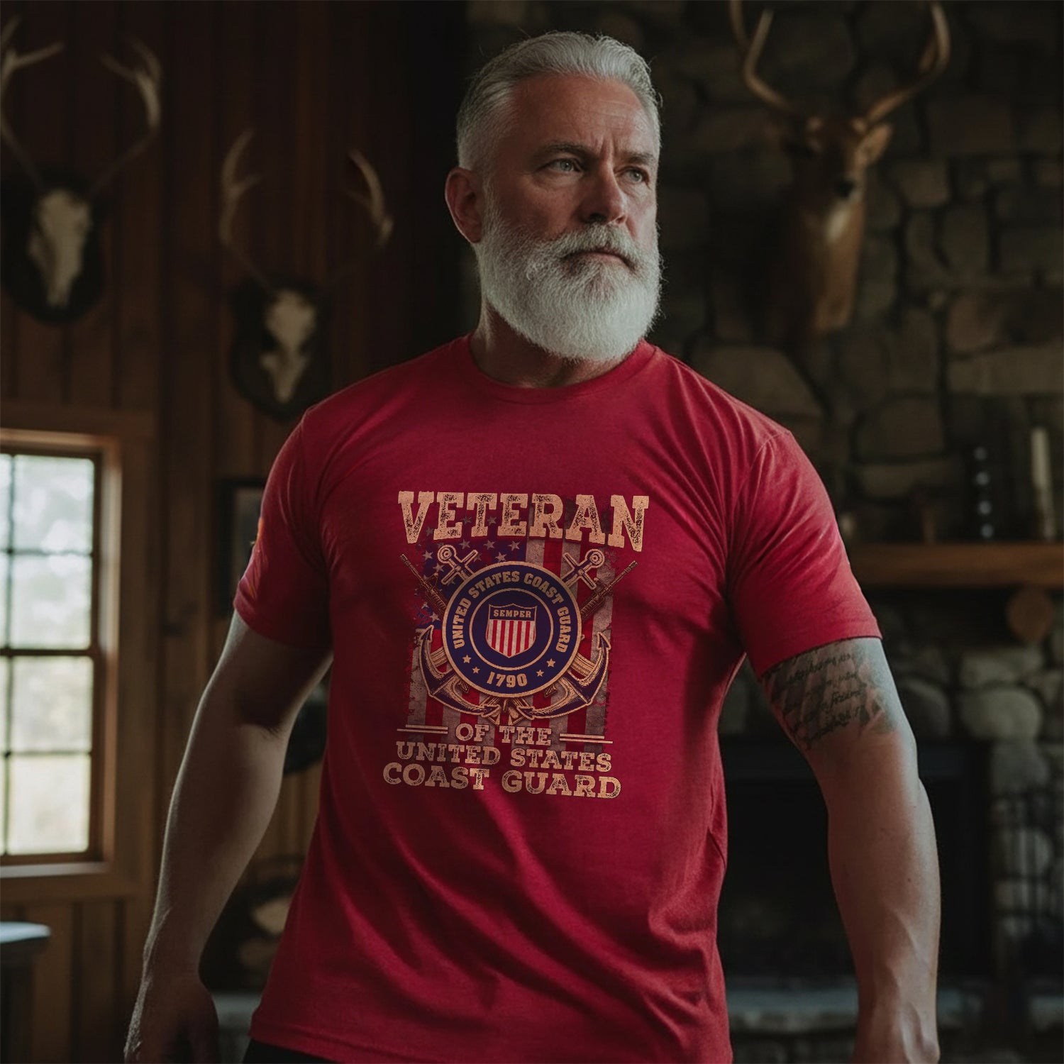 Veteran of the United States Coast Guard T-Shirt Secondary image