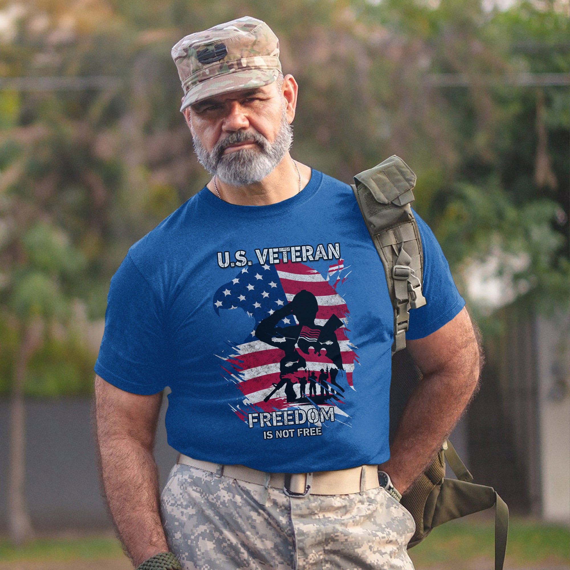 Freedom Is Not Free Proud US Military Veteran Patriotic Honor T-Shirt