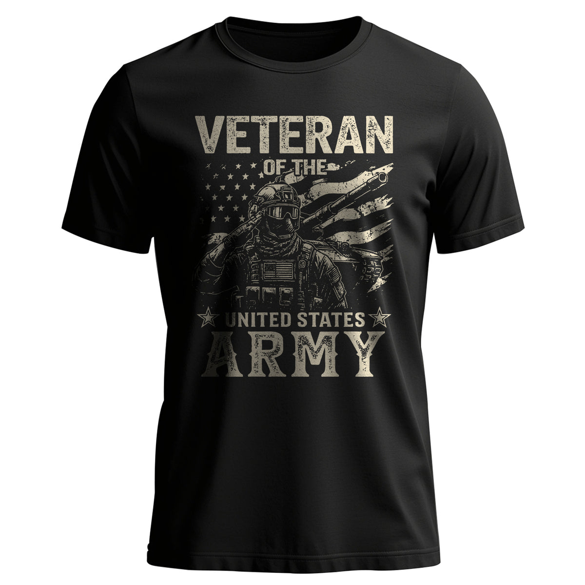 Veteran of the United States Army Proud US T-Shirt Main image