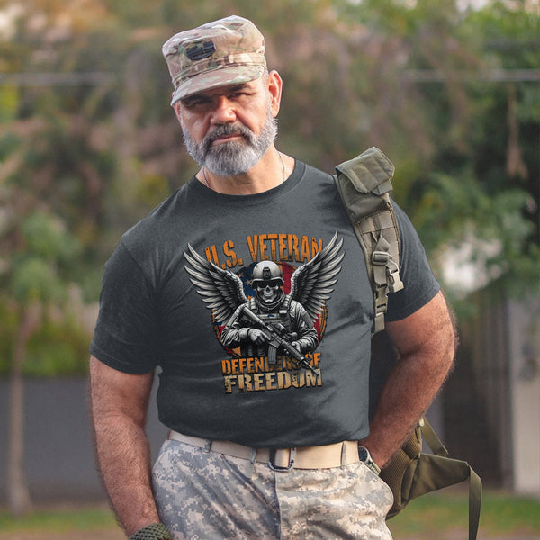 Defenders of Freedom Proud US Military T-Shirt