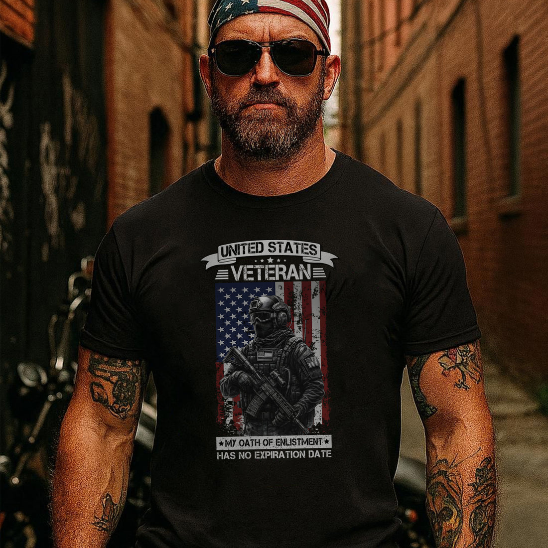 My Oath of Enlistment Has No Expiration Date Proud US Military Veteran T-Shirt