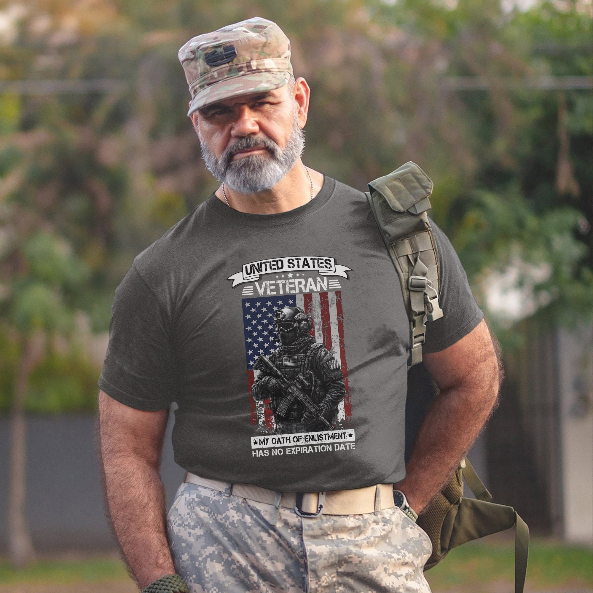 My Oath of Enlistment Has No Expiration Date Proud US Military Veteran T-Shirt