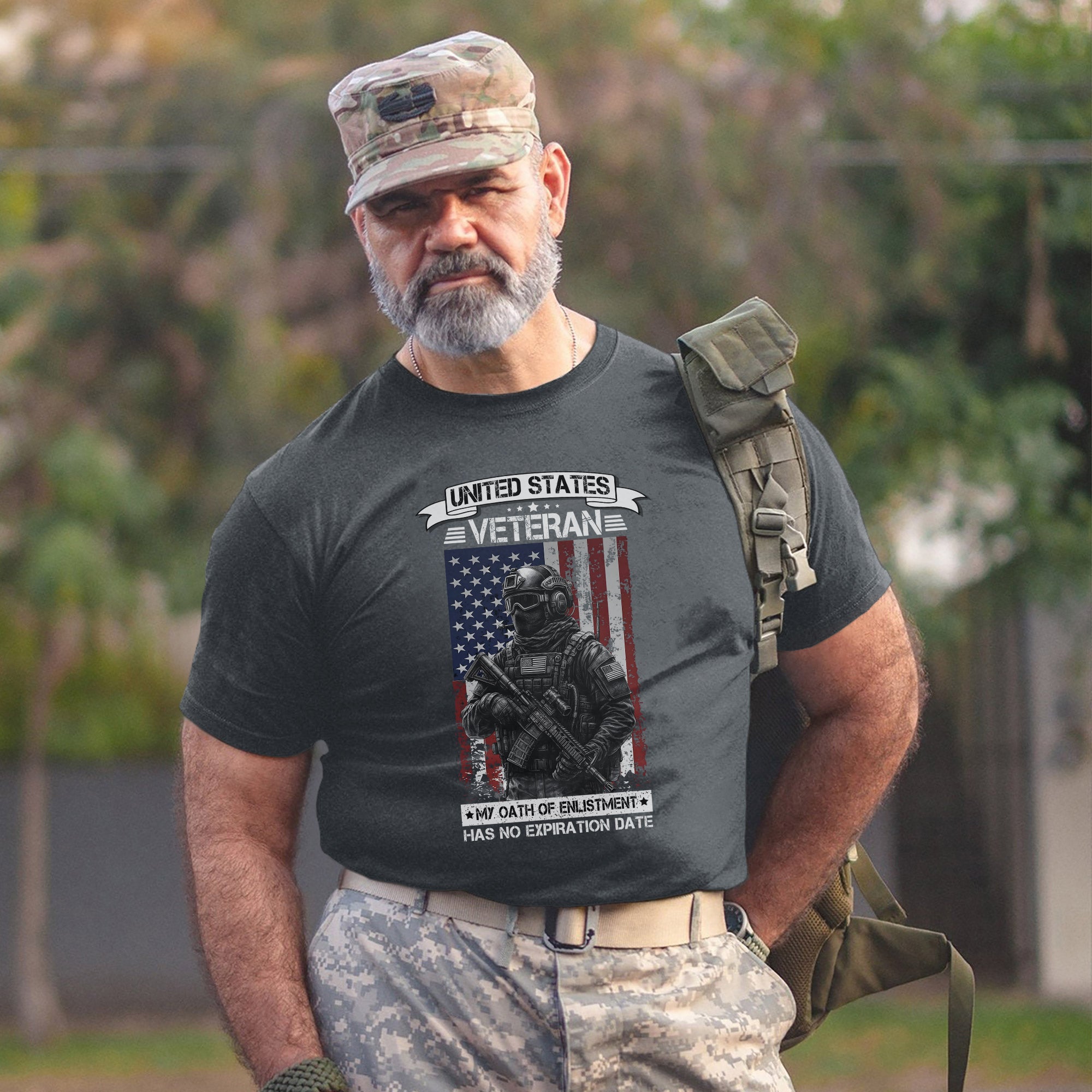 My Oath of Enlistment Has No Expiration Date Proud US Military Veteran T-Shirt