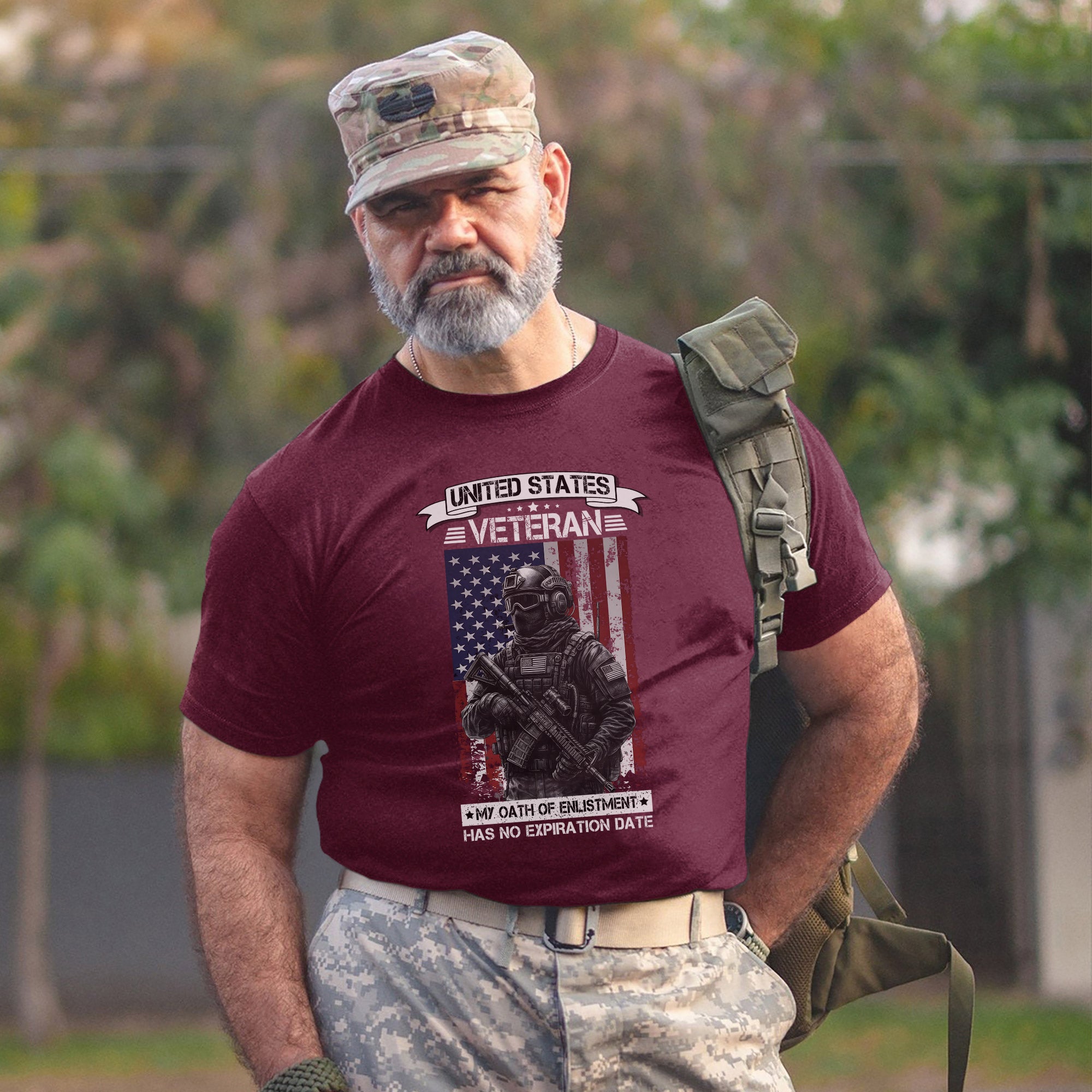 My Oath of Enlistment Has No Expiration Date Proud US Military Veteran T-Shirt