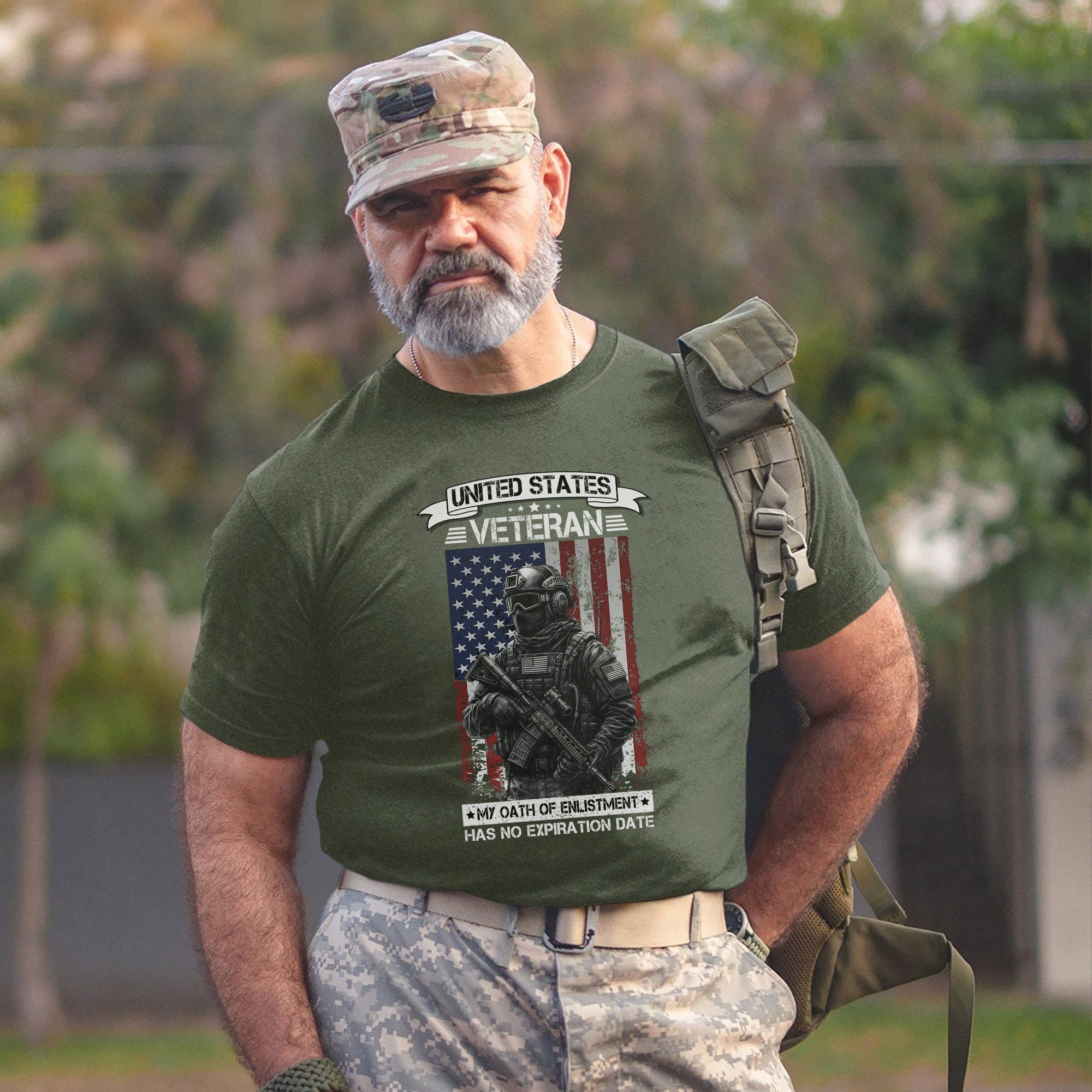 My Oath of Enlistment Has No Expiration Date Proud US Military Veteran T-Shirt
