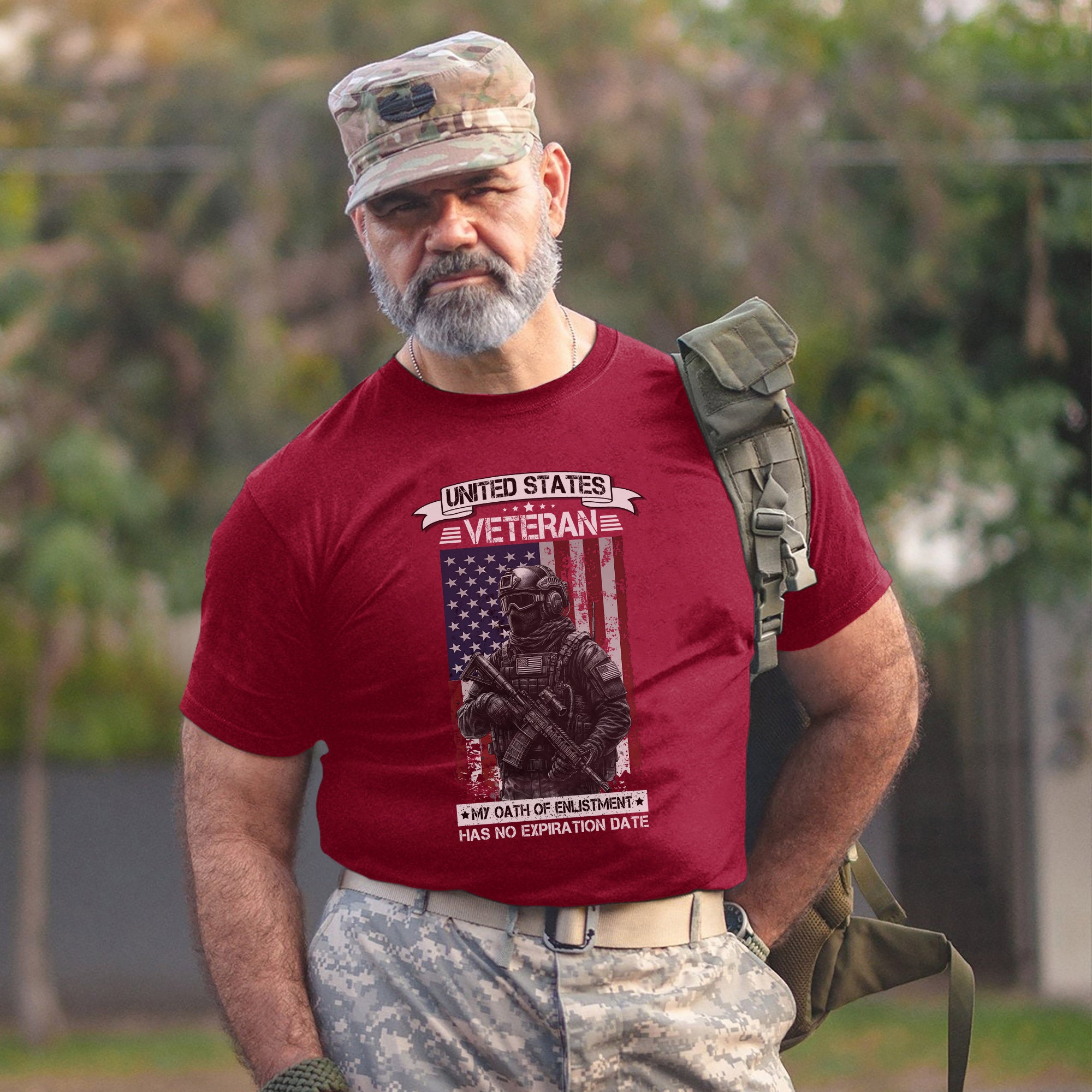 My Oath of Enlistment Has No Expiration Date Proud US Military Veteran T-Shirt