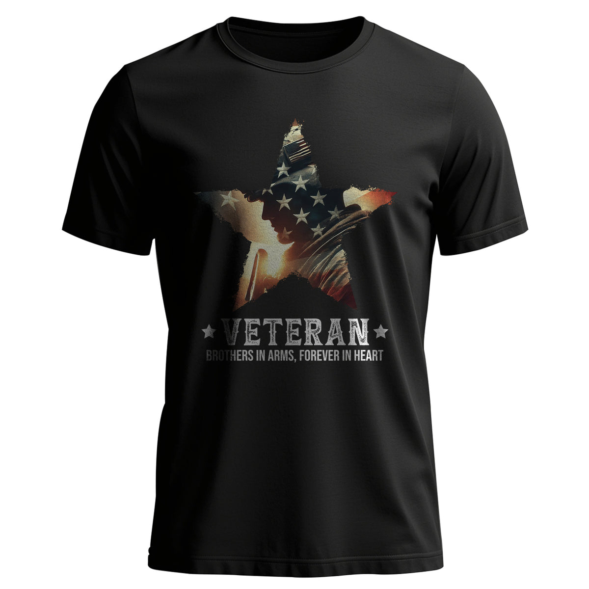 Brothers in Arms Forever in Heart Proud US T-Shirt Main image