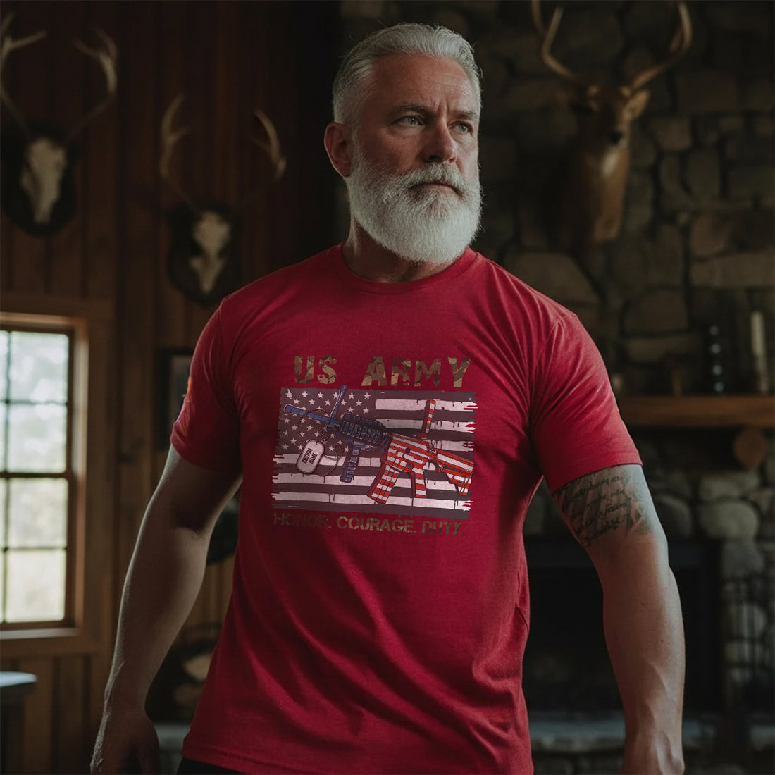 Honor Courage Duty Proud US Personalized T-Shirt