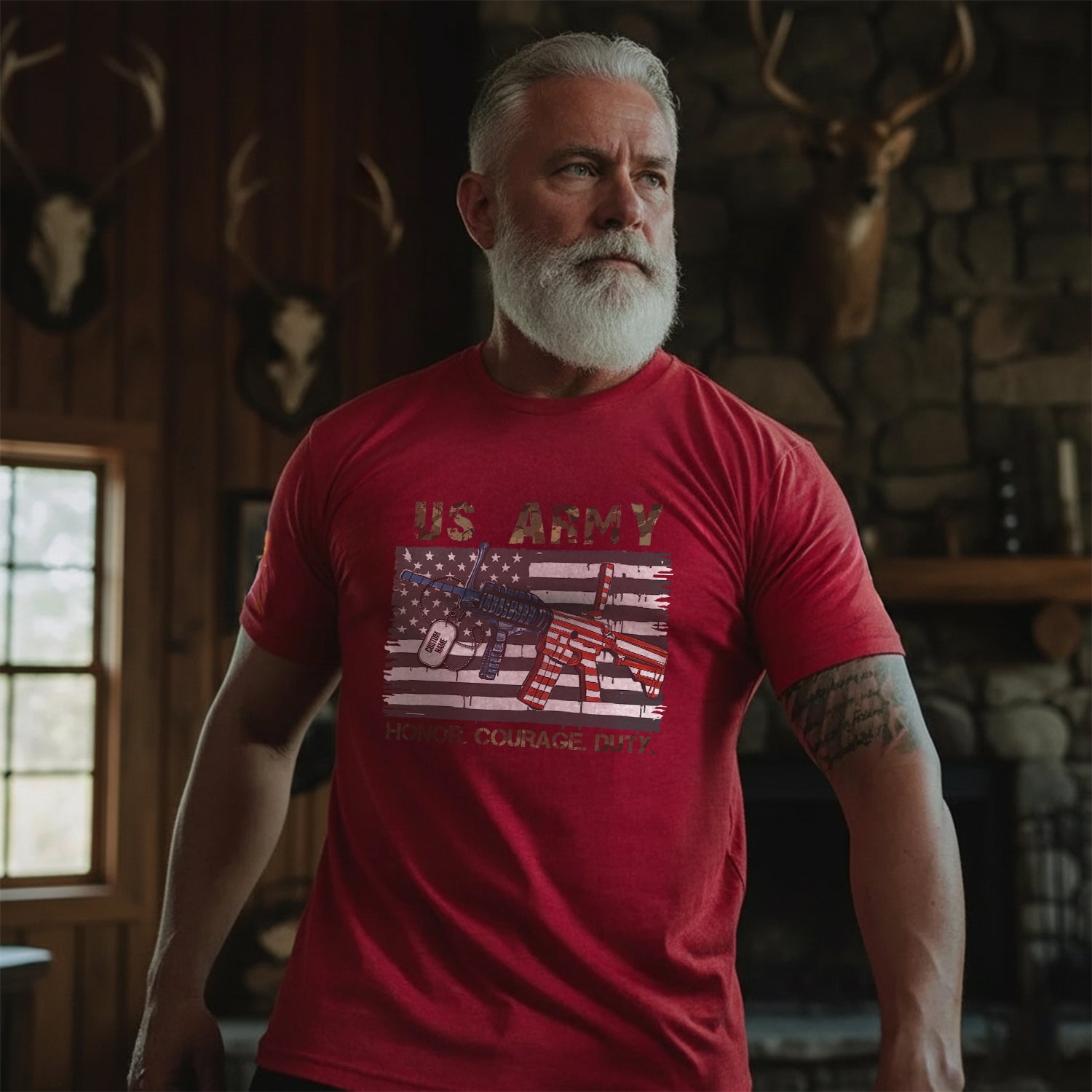 Honor Courage Duty Proud US Personalized T-Shirt