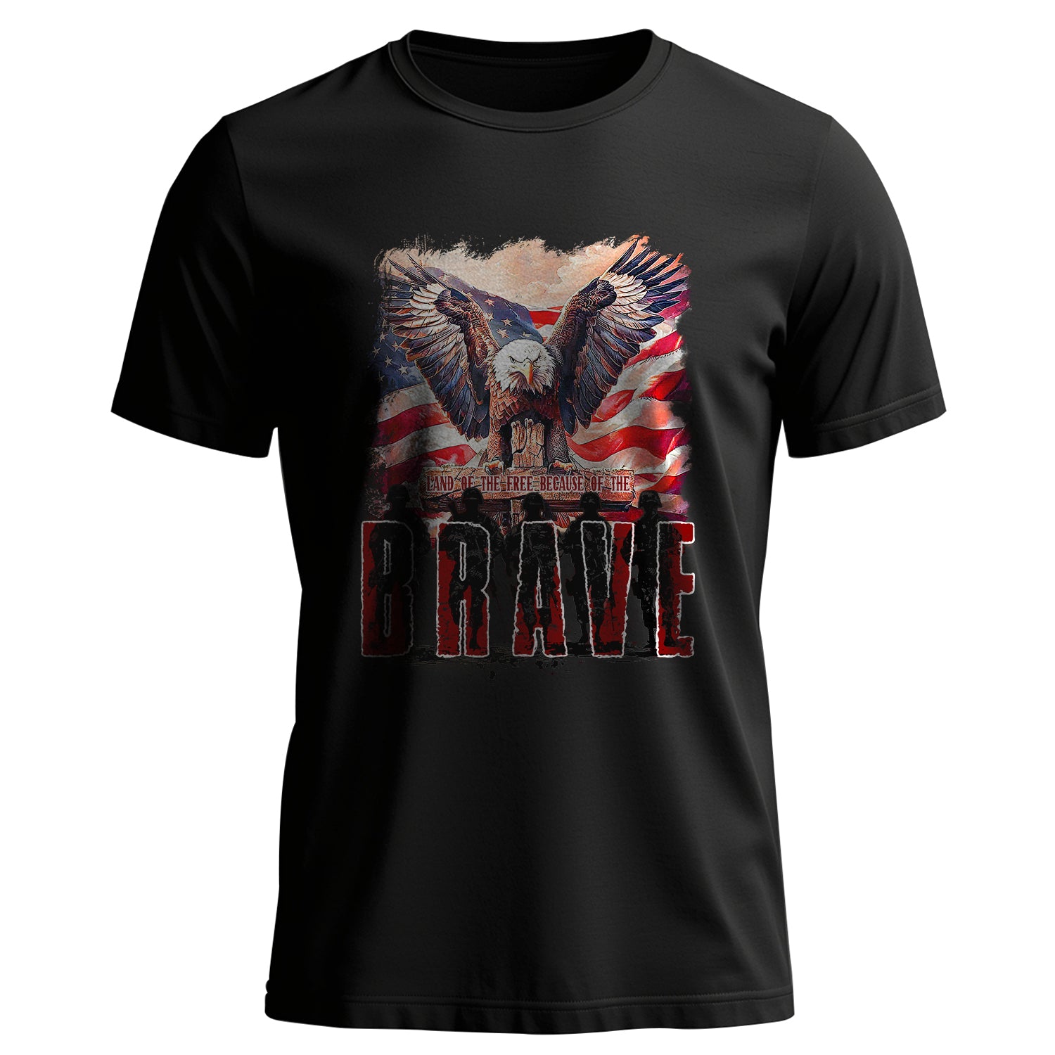 Land of the Free Thanks to the Brave T-Shirt